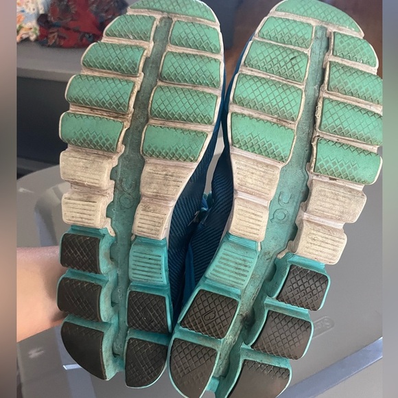 On Running Womens Cloudflow Malibu/Curacao Running Shoe size 8.5 - Picture 15 of 16